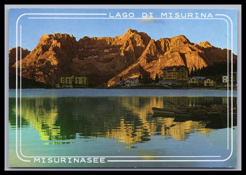 Cartolina dolomiti lago - cartolina,