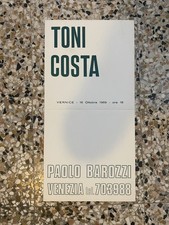 Costa Toni Locandina / Invito