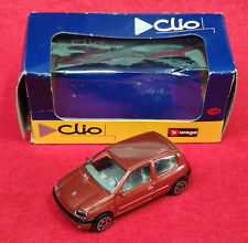 RENAULT CLIO 1:43 SCATOLA BOX PROMO BURAGO ERRORE STAMPA MACCHININA MODELLINO 🔺