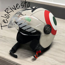 Casco In Pelle Bandiera Italia