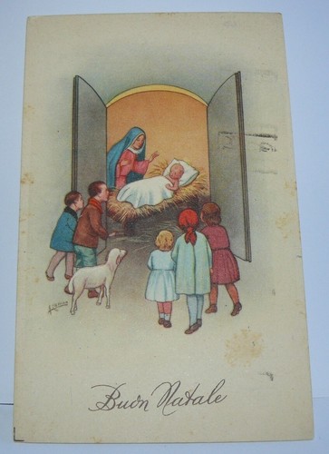 1949 antica cartolina - antica, cartolina 