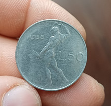 Italia repubblica moneta 50 - repubblica,