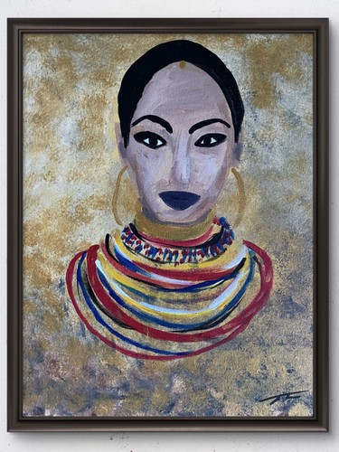 Ritratto donna deserto - ritratto, di