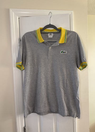 Rara polo lacoste grigia - lacoste,