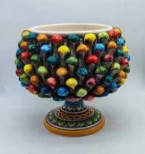 Caltagirone ceramica vaso - vaso, a