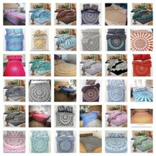 Set Copripiumino Mandala Fiore Con Federe Copripiumini Singolo Doppio King