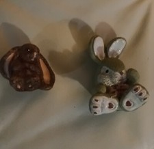 Coniglietti In Ceramica