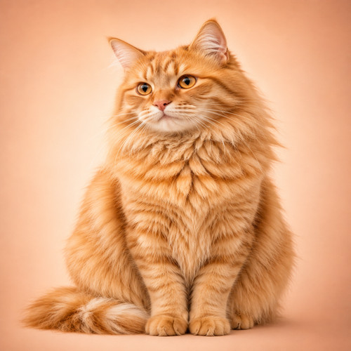 Borsa tote gatto arancione
