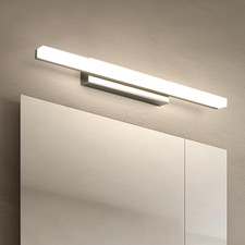 Applique Da Bagno LED Nero Lampada Specchio Interno Moderno Bagno Luce per Trucc