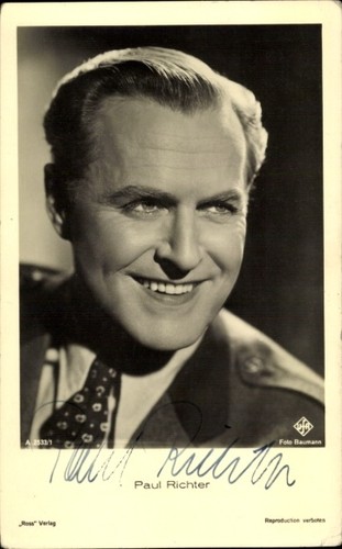 Schauspieler paul richter - ak,