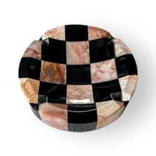 Portacenere Marmo a Scacchi