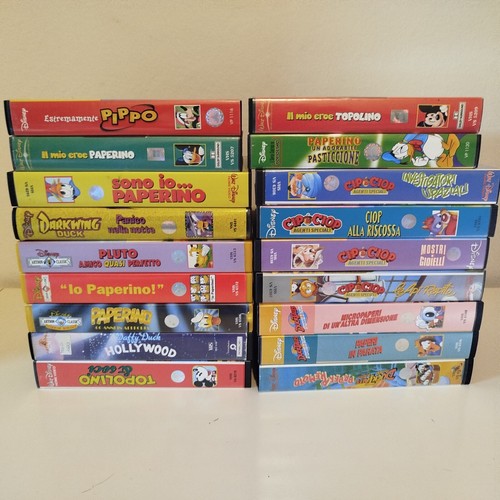 Lotto stock vhs walt disney - vhs,