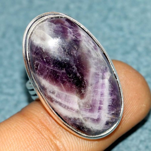 Anello ametista chevron - anello,