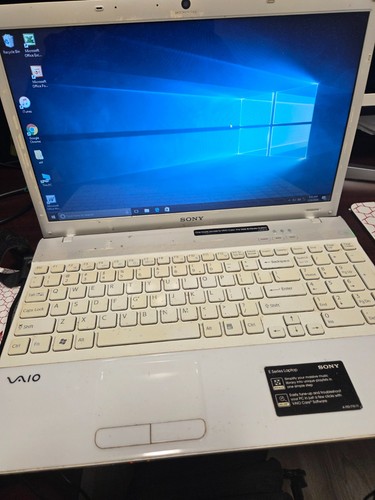Sony vaio laptop white - sony,