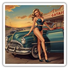 Pin Up Girl Adesivo Vinile