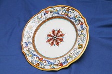 piatto maiolica Deruta porcellana antico XX secolo decorato porcellana portata