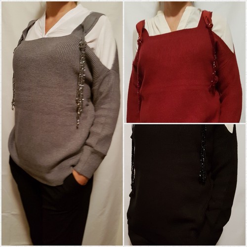 Golf pullover maglione - maglione, donna