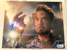 Robert Downey JR Signed IRON