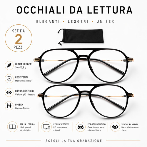 Occhiali lettura uomo - occhiali,