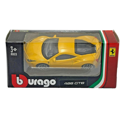 Ferrari 488 gtb yellow - ferrari,