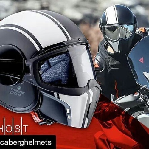 Casco moto vintage scrambler