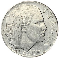 20 CENTESIMI 1942 XX -