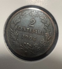 ITALY KINGDOM 2 CENTS 1906