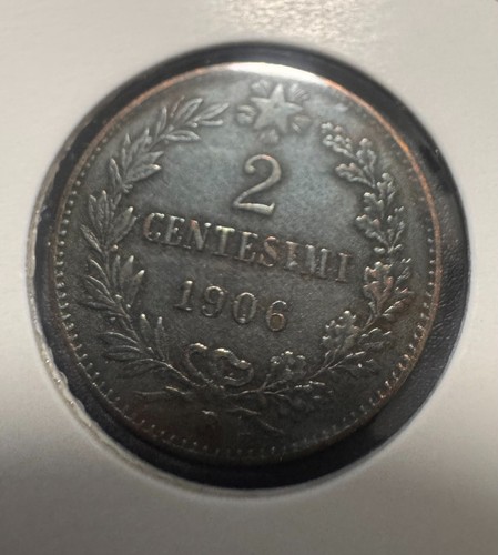 Italia regno centesimi 1906 - regno, 2