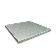 Piatto SottoTorta rigido vassoio torta QUADRATO - CAKE BOARD Argentato 36x36cm