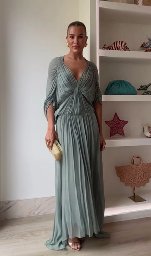 Zara abito drappeggiato nuovo - zara,