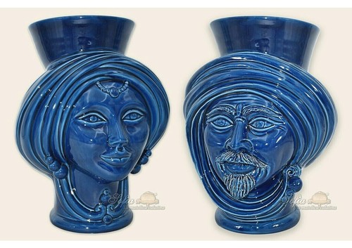 Vaso testa moro - testa, o