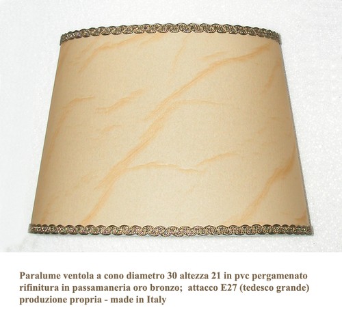 Paralume ventola cono - a,