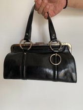 Dolce & Gabbana borsa baguette in vernice nera
