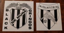 Murska Sobota Black Gringos 2 Adesivi Ultras anni 80 / 90