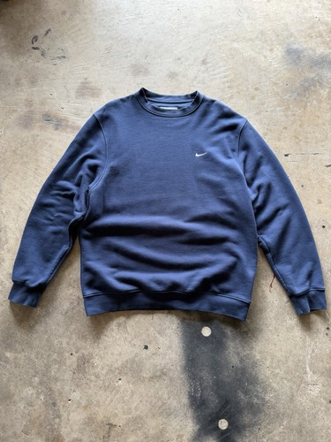 Maglione girocollo nike blu - girocollo,