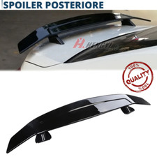 Universale SPOILER Posteriore Auto Alettone Tuning Sport Adesivo NERO per Cofano
