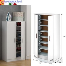 Scarpiera Moderna Bianco 2