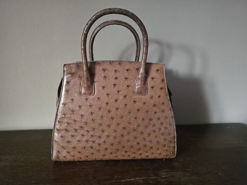 Borsa pelle struzzo - borsa, in