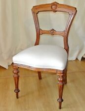 4 Sedie  intagliate antiche ' 800 Inglese . Antiquariato