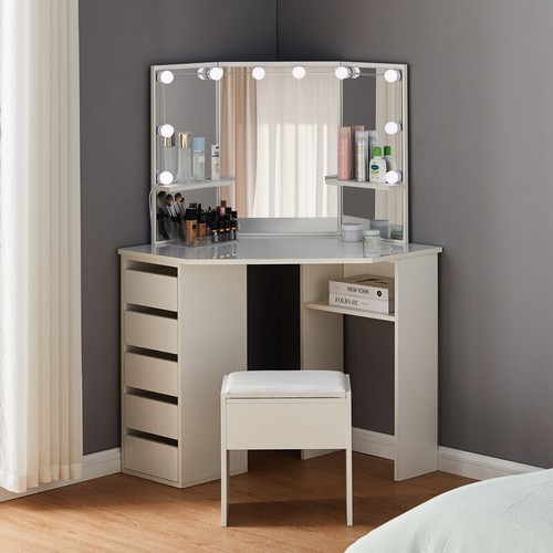 Tavolo trucco angolare - tavolo,