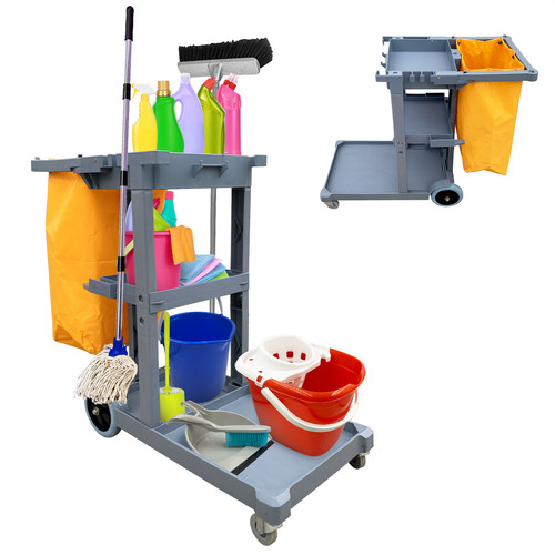 Carrello pulizia commerciale - carrello,