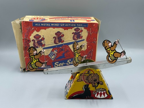 Vintage lewco see saw circus - lewco,