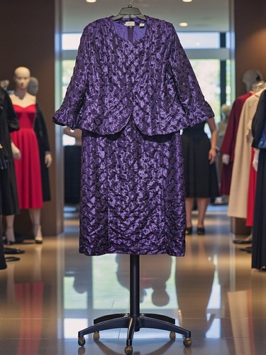 Giacca abito viola donna - e,