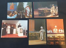 Lotto 5 Cartoline Papa Giovanni Paolo II Visita in Lombardia (BL58)
