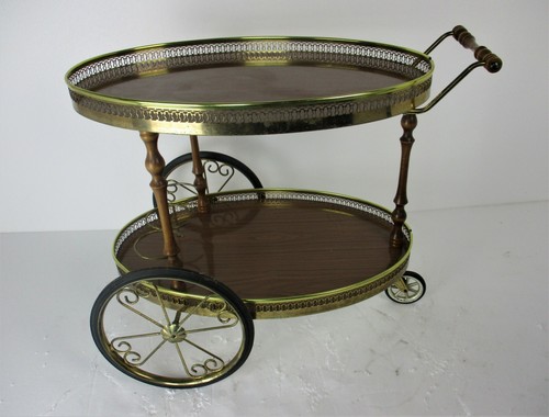 Oval bar cart - oval,