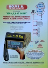 Rover SDA-4 Professional Sat Analyzers for Analog & "QPSK" Digital Signals 