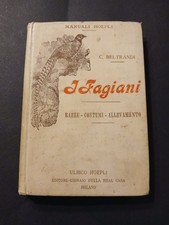 HOEPLI I FAGIANI RAZZE COSTUMI