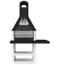 BARBECUE A LEGNA O CARBONELLA IN CALCESTRUZZO SAROM FUOCO "PROMETEO" 125X64X2...