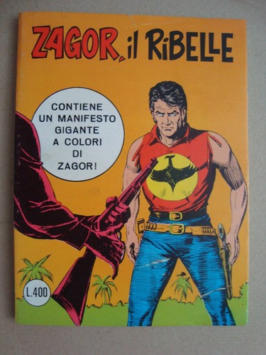 Zagor scritta rossa - zagor, con