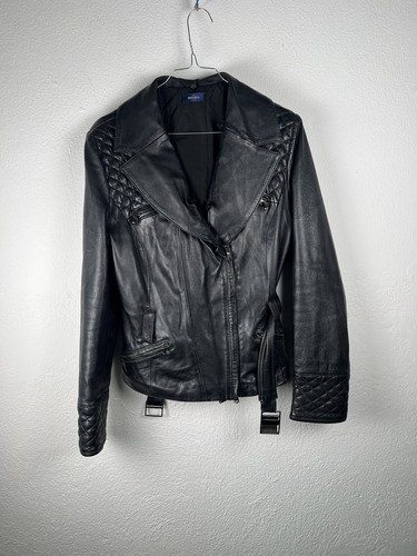 Giacca vera pelle donna - pelle, nera